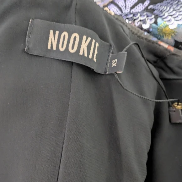 💘 Nookie Azalea Sequin Evening Gown Black - Picture 7 of 8